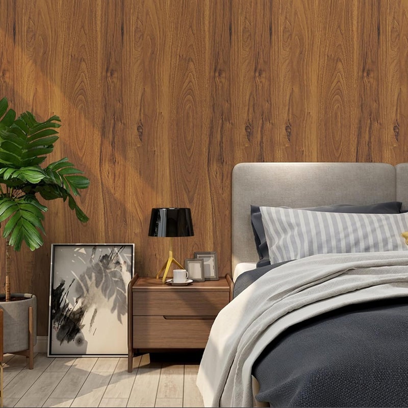 Decoroom Wood Grain Contact Paper Peel and Stick, Vintage Thicken Wood Contact Paper for Cabinets Furniture, Natural Wallpaper Self-Adhesive Removable Waterproof Vinyl Film 24in X 197 in - Image 3